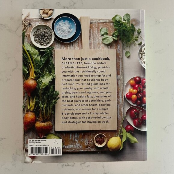 Clean Slate A Cookbook And Guide from the Editors of Martha Stewart Living NWOT - Picture 2 of 2